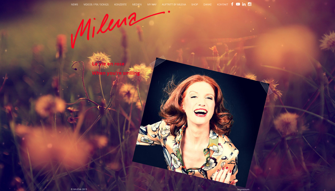 Milena - neue Webseite